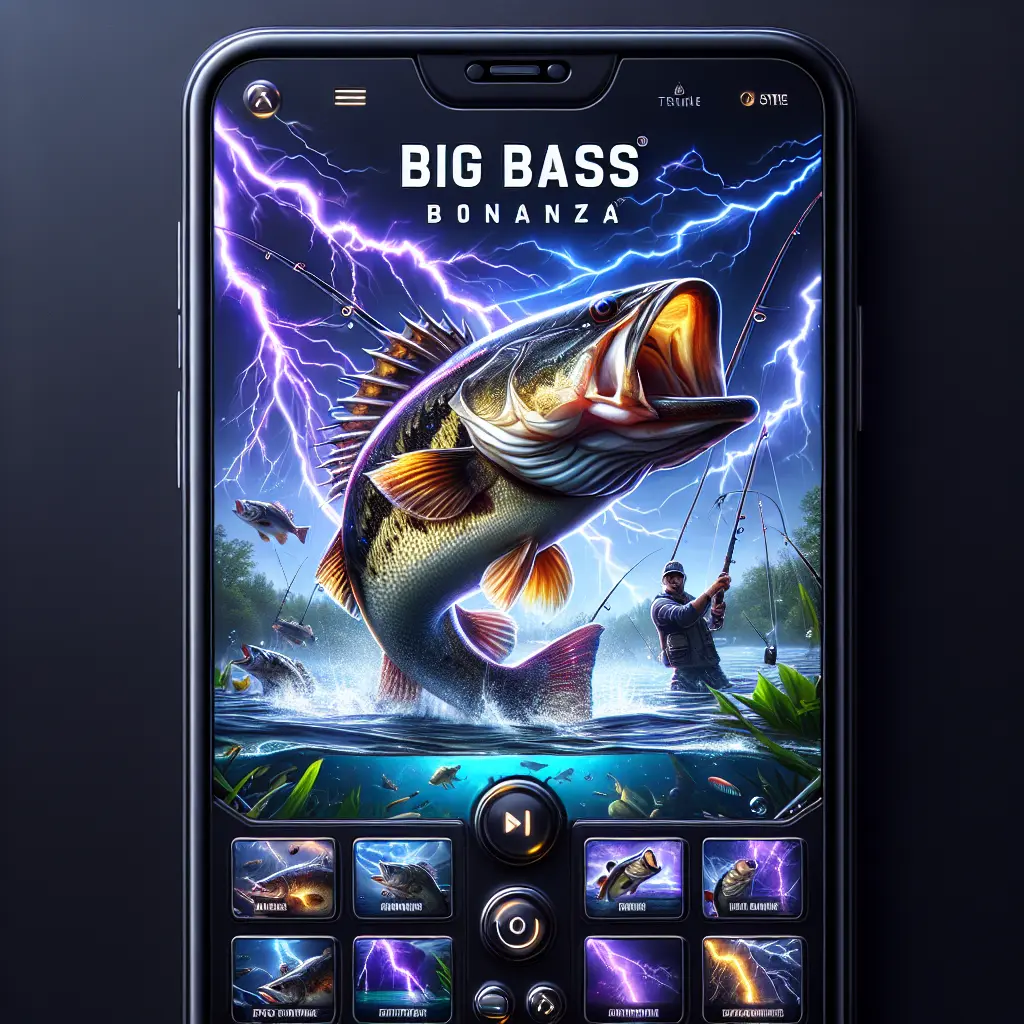 Big Bass Bonanza slot game featuring fishing theme